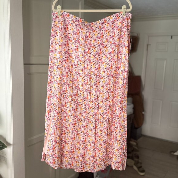 ARULA Colorful Floral Mini Skirt 2XL (B) NWT - Picture 1 of 5